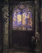 Odilon Redon Stained-Glass Window Spain oil painting reproduction